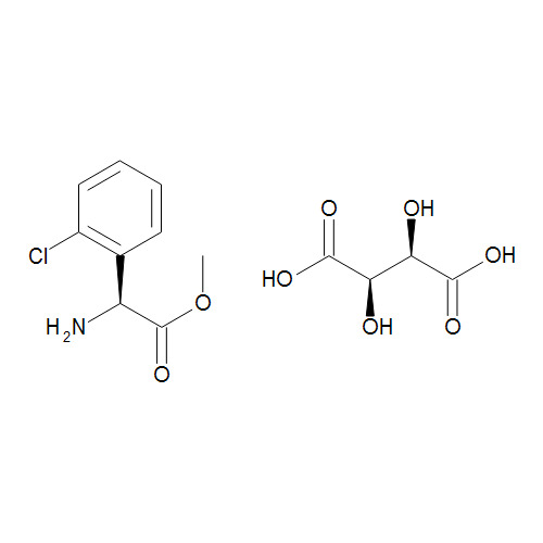 (+) Chloro phenyl glycine methyl ester tartarate salt
